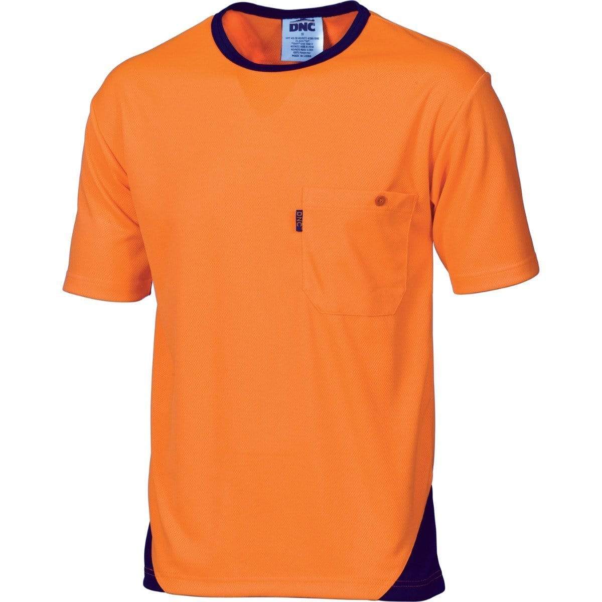 Dnc Workwear Hi-vis Cool-breathe Short Sleeve Tee - 3711 Metro Workwear.